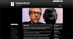Desktop Screenshot of francoserafini.com